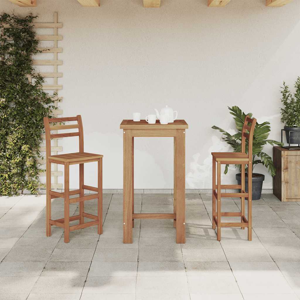 Bartisch Massivholz Akazie 60x60x105 cm