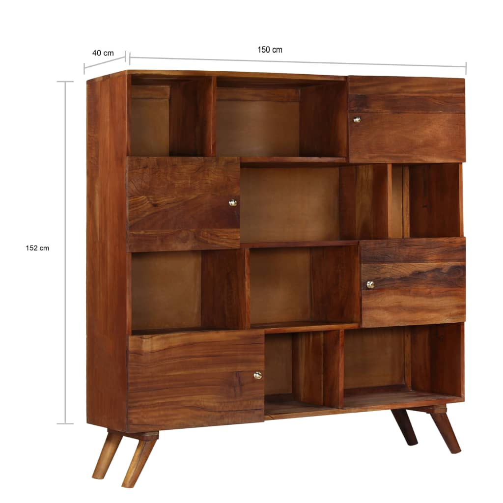 Highboard Altholz Massiv 150x40x152 cm - heimxxl.de
