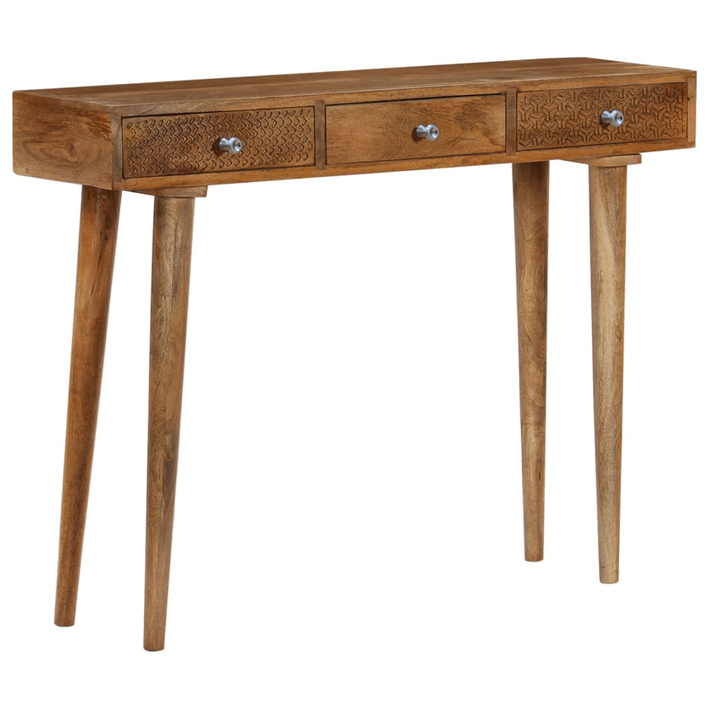Konsolentisch Mangoholz Massiv 102 x 30 x 79 cm