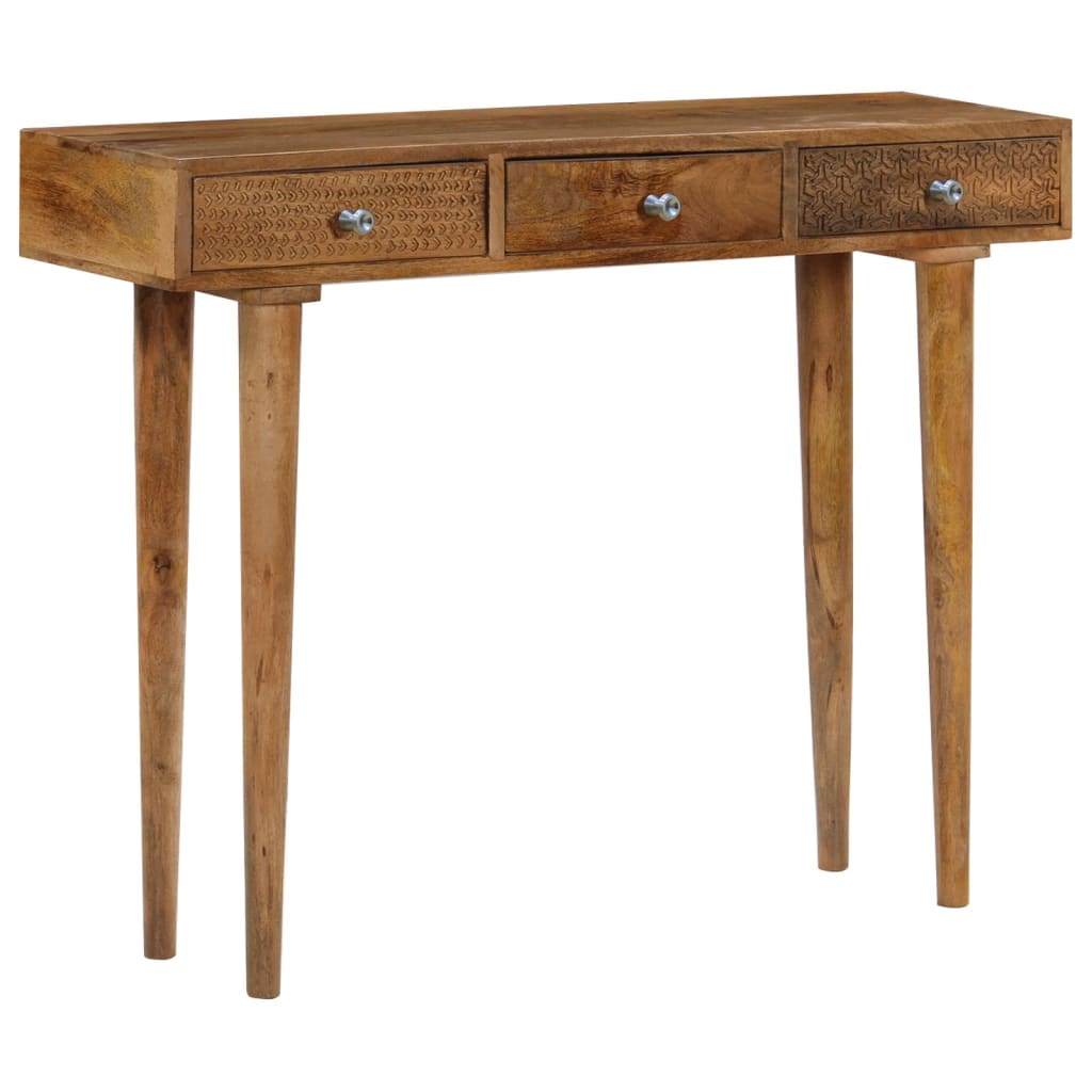 Konsolentisch Mangoholz Massiv 102 x 30 x 79 cm