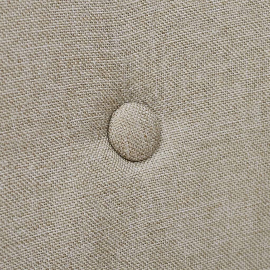 Esszimmerstühle 6 Stk. Beige Stoff und Massivholz Eiche - heimxxl.de
