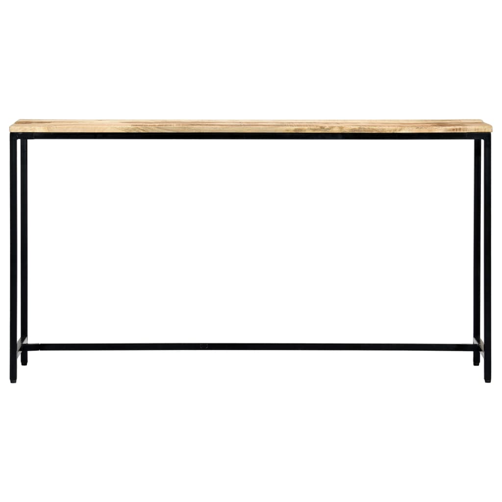 Konsolentisch 140 x 35 x 76 cm Massivholz Mango