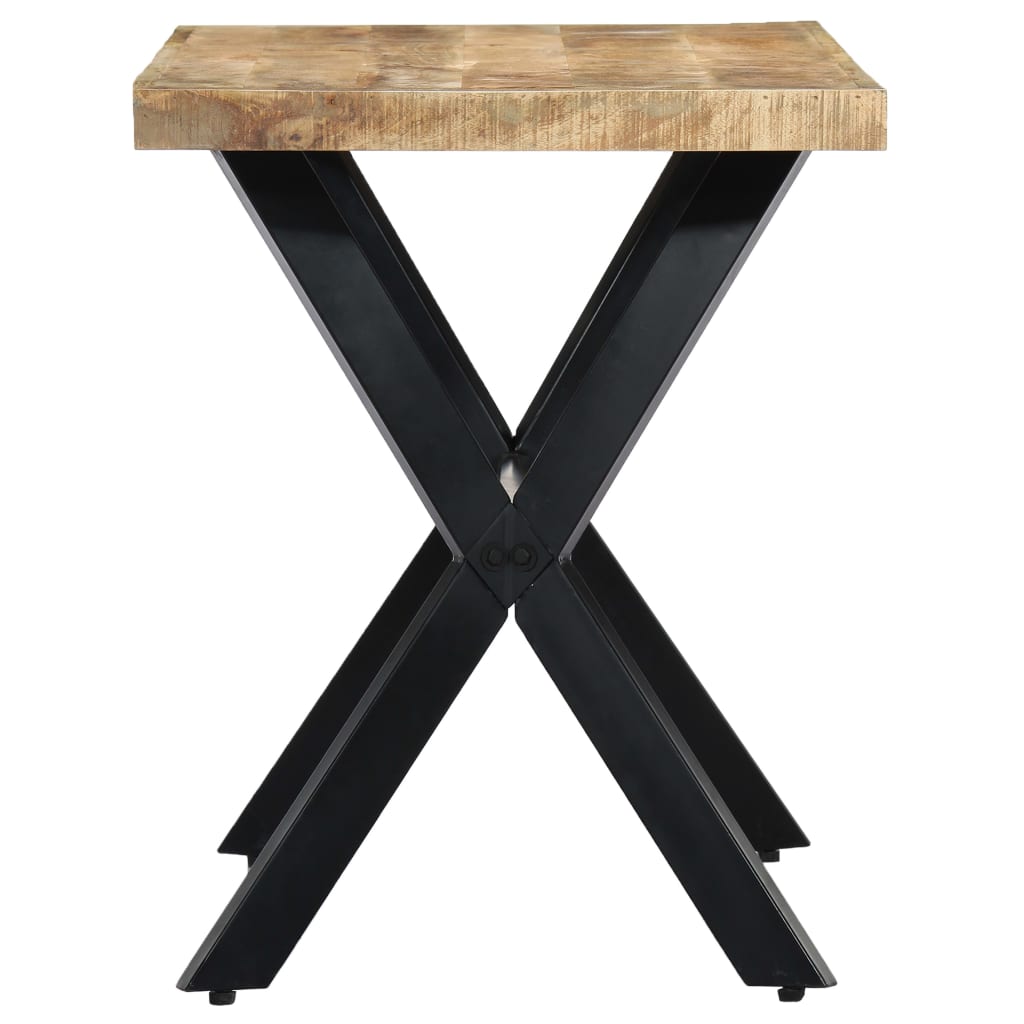 Esstisch 120x60x75 cm Raues Mangoholz