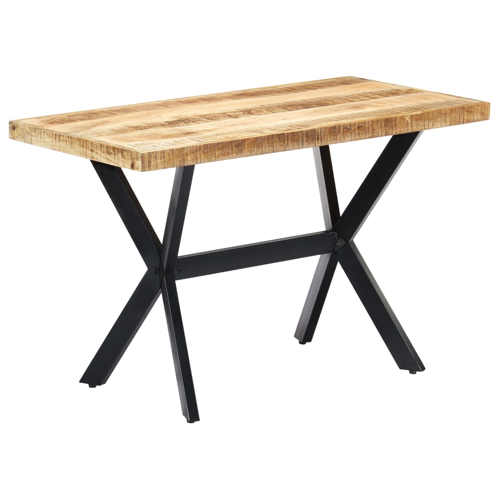 Esstisch 120x60x75 cm Raues Mangoholz