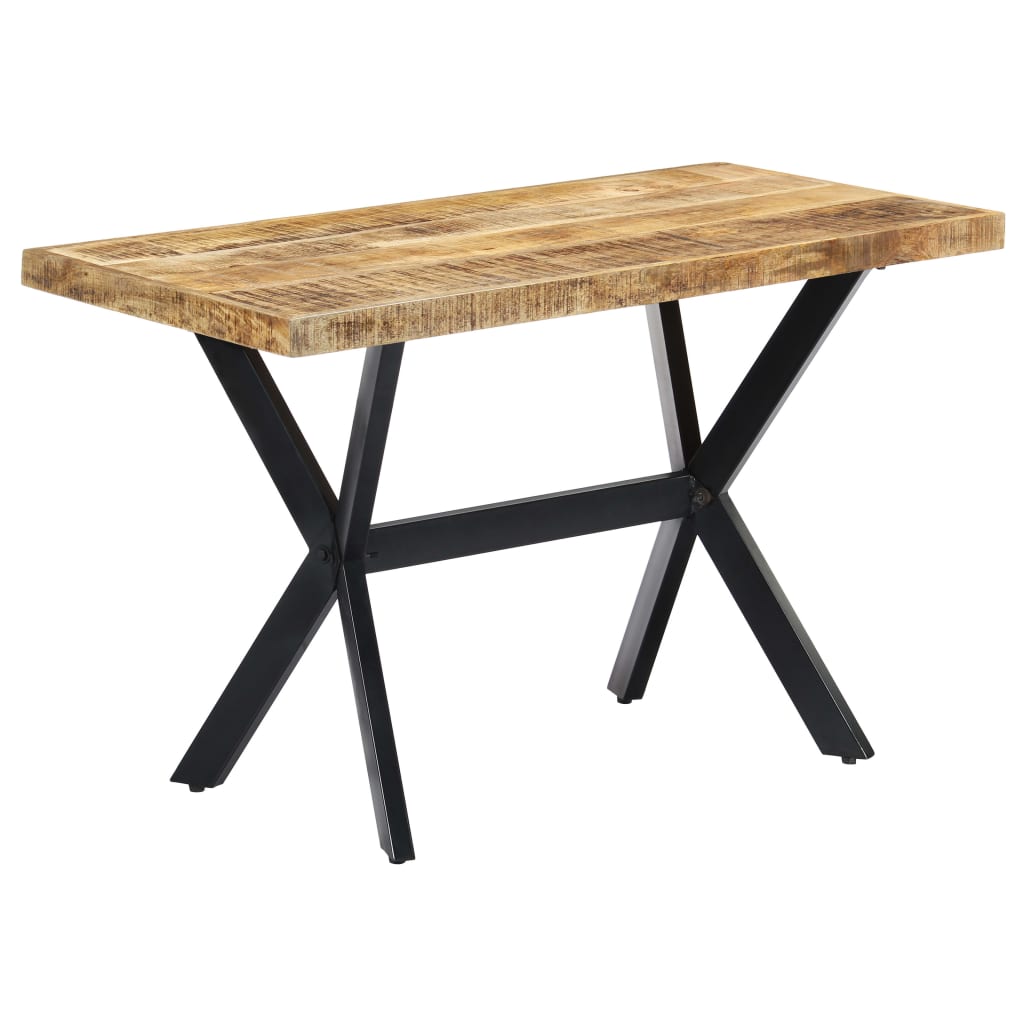 Esstisch 120x60x75 cm Raues Mangoholz