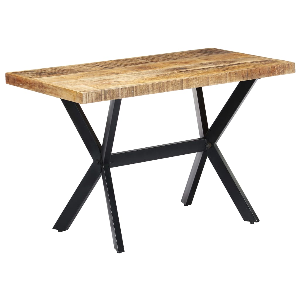 Esstisch 120x60x75 cm Raues Mangoholz