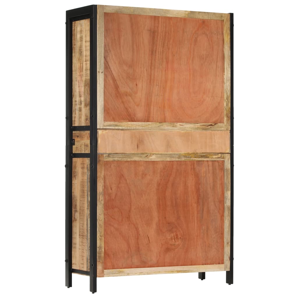 Highboard 100x40x175 cm Massivholz Mango