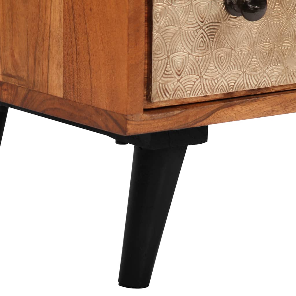 Kommode 60x30x75 cm Massivholz Akazie