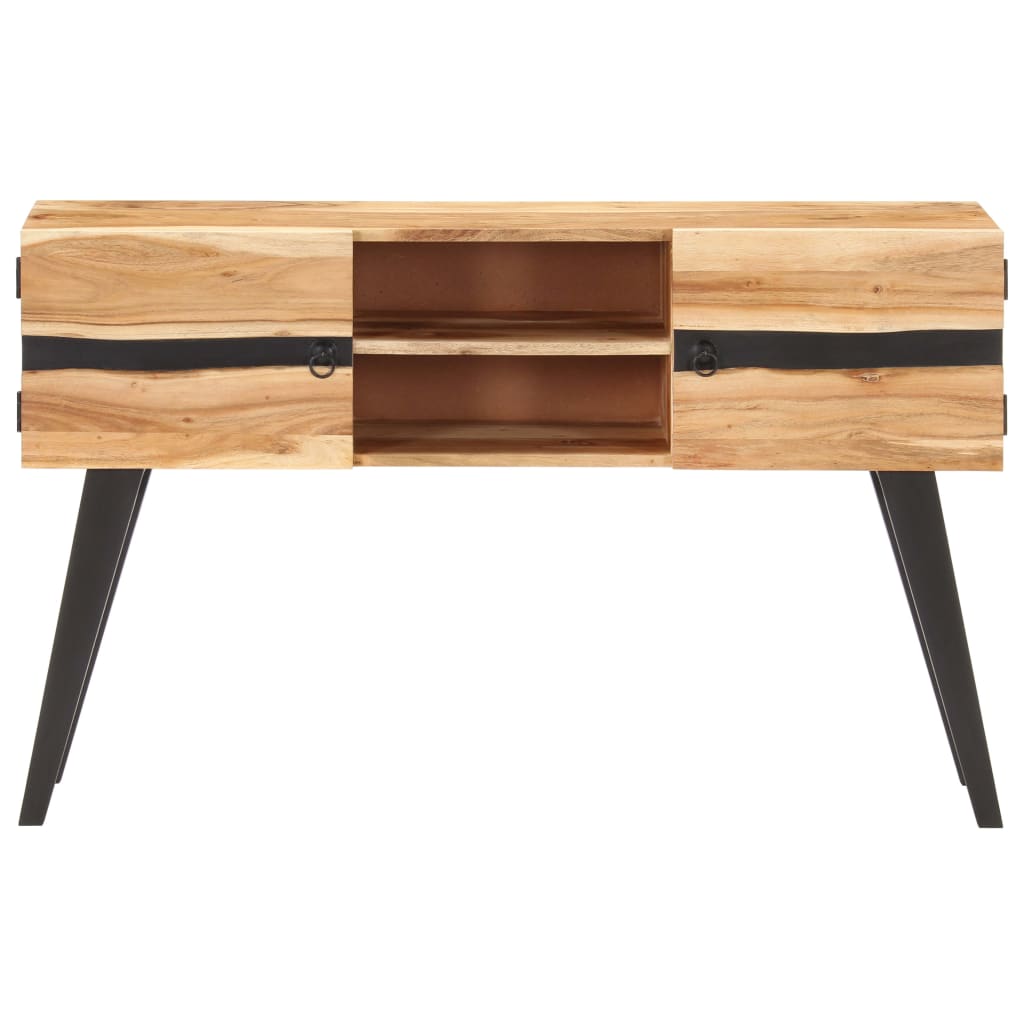 Sideboard 120x30x75 cm Akazie Massivholz