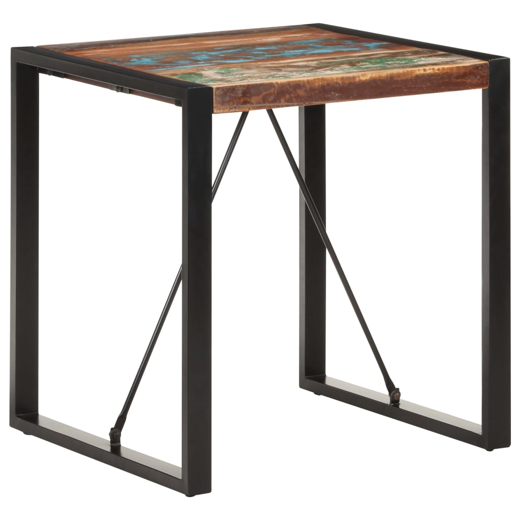 Esstisch 70x70x75 cm Recyceltes Massivholz - heimxxl.de