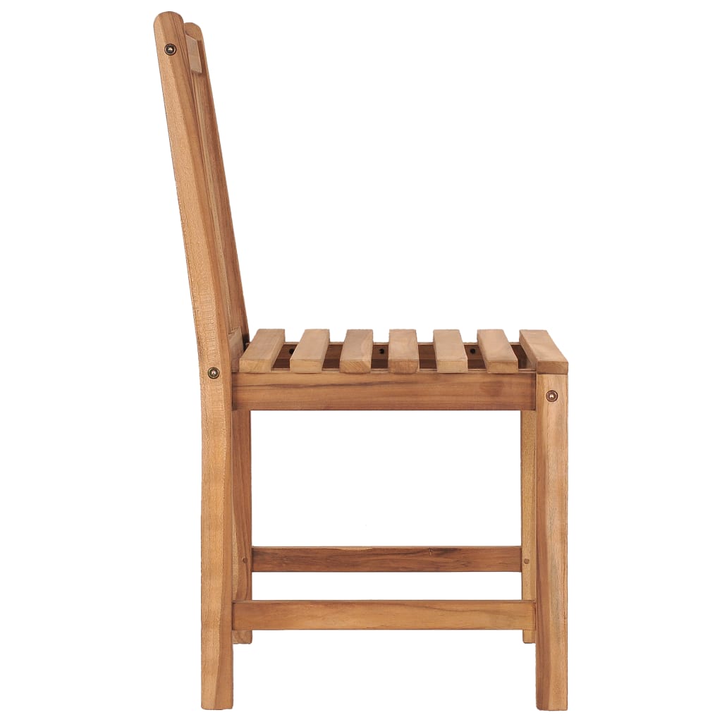 Gartenstühle 2 Stk. mit Kissen Massivholz Teak - heimxxl.de