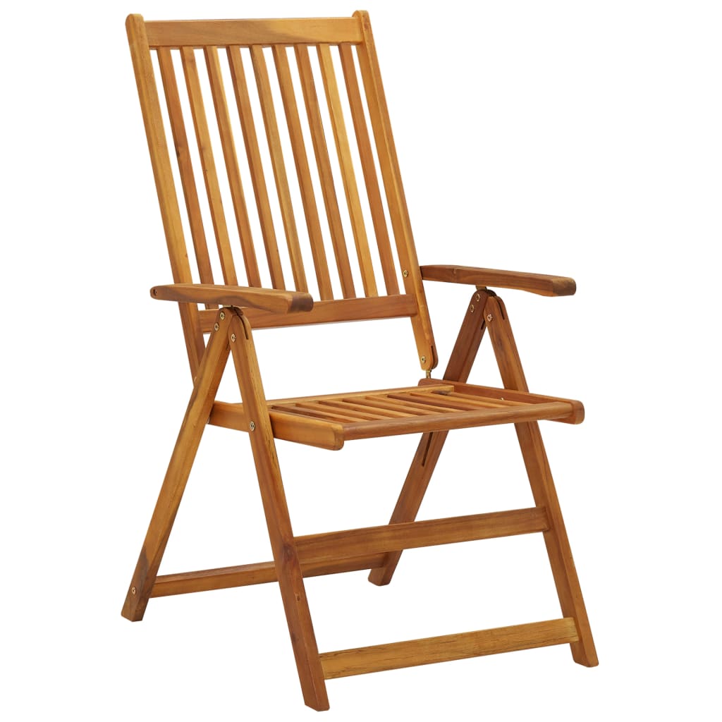 Klappbare Gartenstühle 3 Stk. mit Auflagen Massivholz Akazie - heimxxl.de