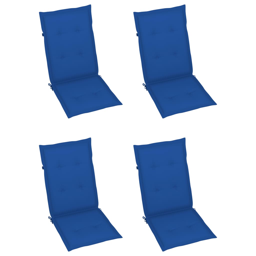 Klappbare Gartenstühle 3 Stk. mit Auflagen Massivholz Akazie - heimxxl.de