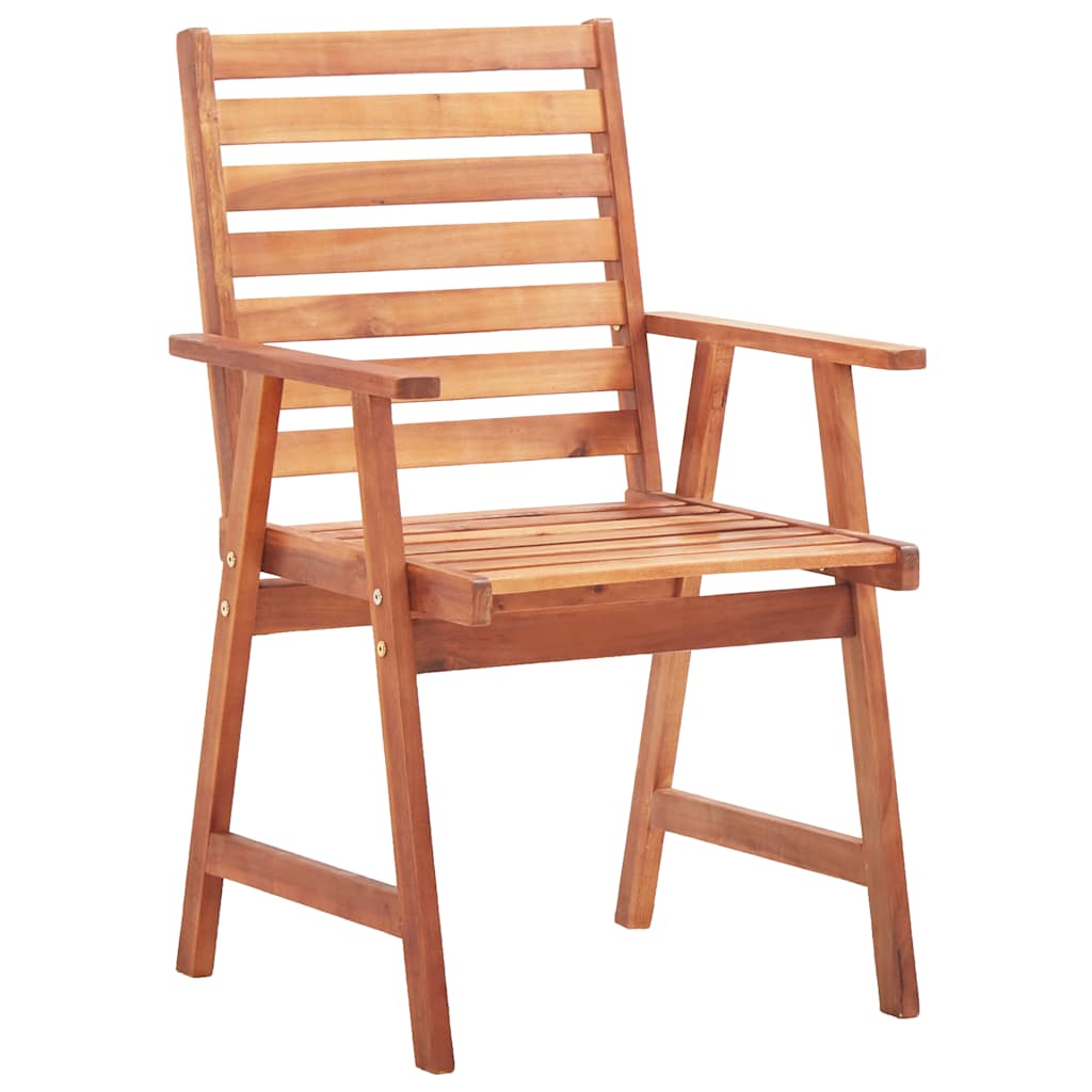 Garten-Essstühle 3 Stk. mit Kissen Massivholz Akazie - heimxxl.de