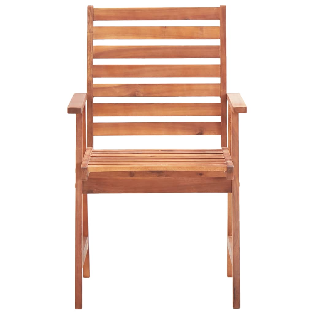 Garten-Essstühle 3 Stk. mit Kissen Massivholz Akazie - heimxxl.de