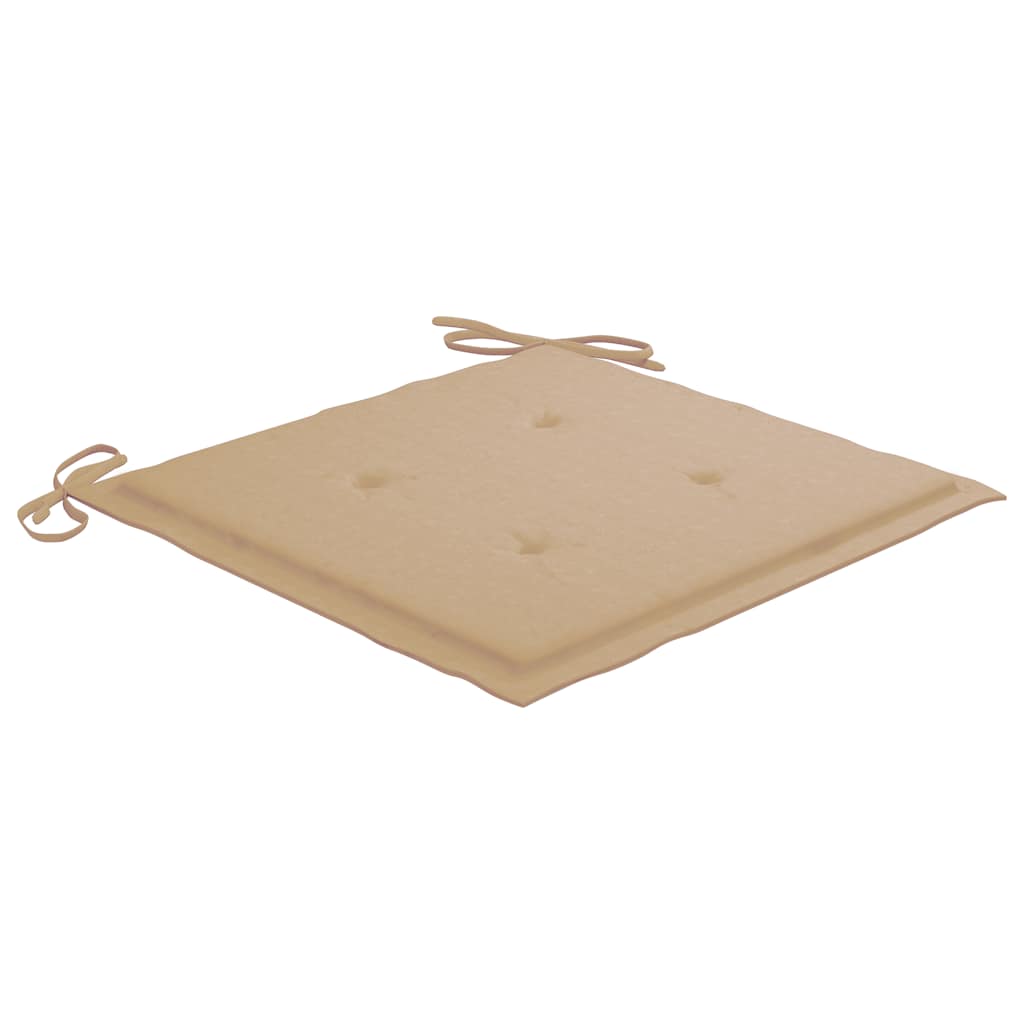 Garten-Essstühle 3 Stk. mit Kissen Massivholz Akazie - heimxxl.de