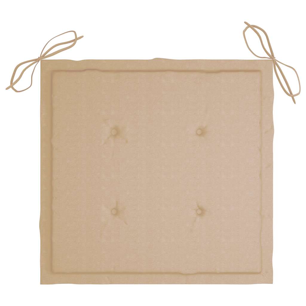 Garten-Essstühle 3 Stk. mit Kissen Massivholz Akazie - heimxxl.de