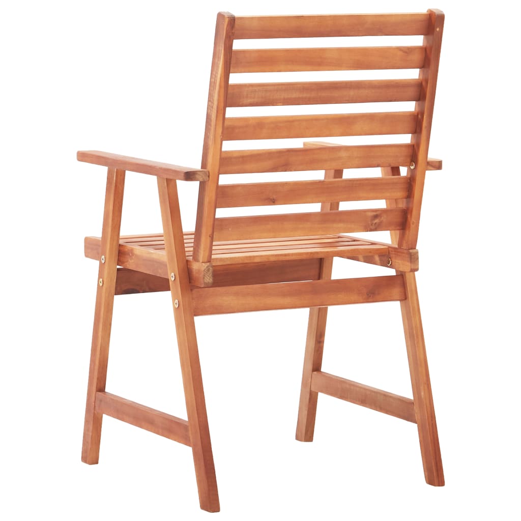 Garten-Essstühle 3 Stk. mit Kissen Massivholz Akazie - heimxxl.de