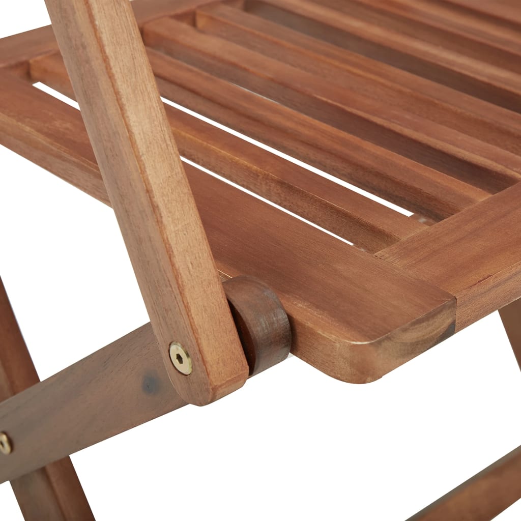 Klappbare Gartenstühle mit Kissen 8 Stk. Massivholz Akazie - heimxxl.de