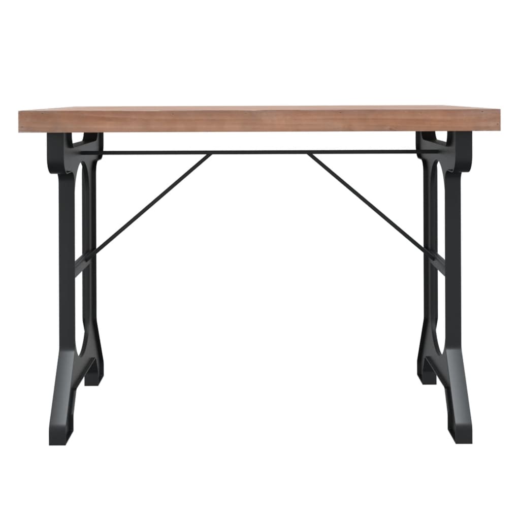 Esstisch 110x65x82 cm Massivholz Tanne und Eisen - heimxxl.de