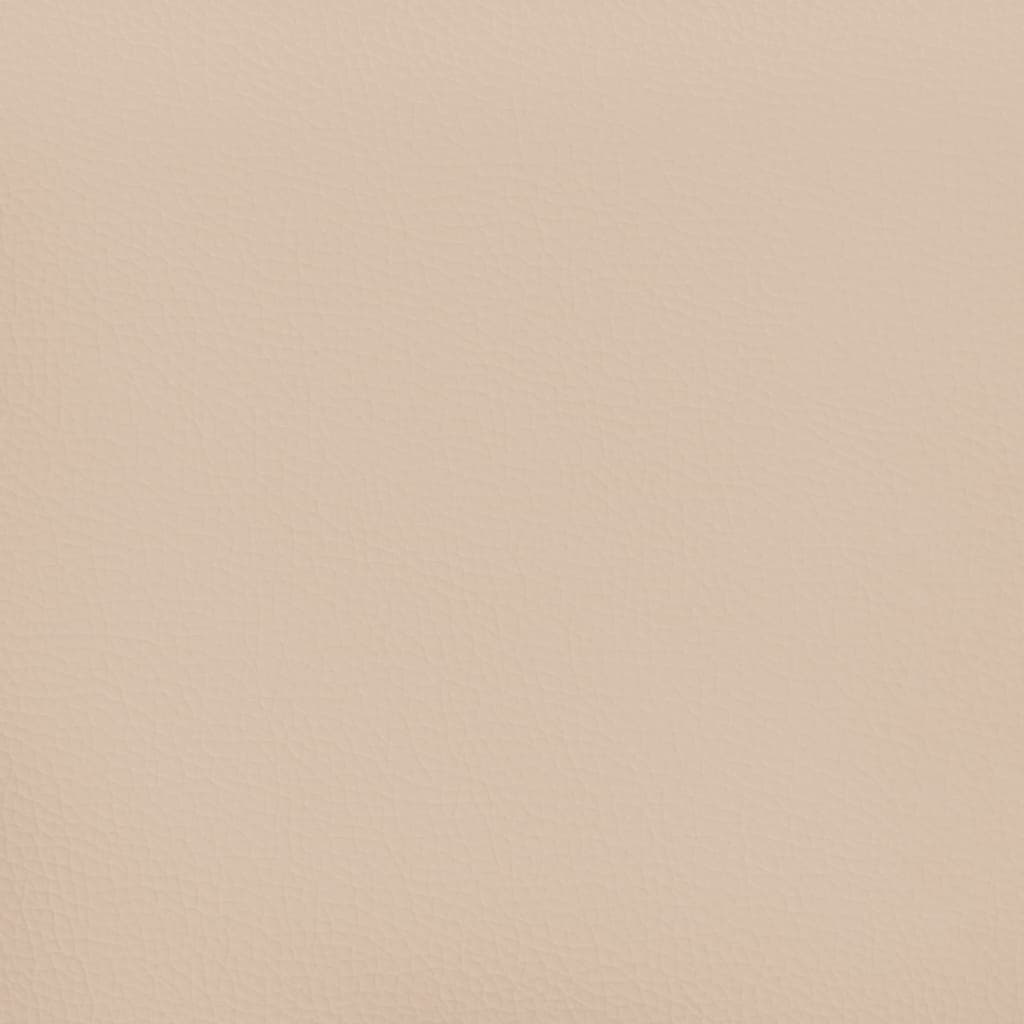 Boxspringbett Matratze Cappuccino-Braun 140x190cm Kunstleder