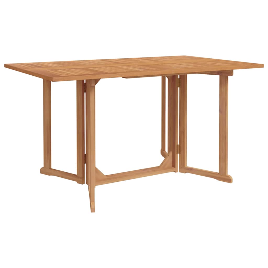 7-teiliges Garten Essset aus massivem Holz Teak