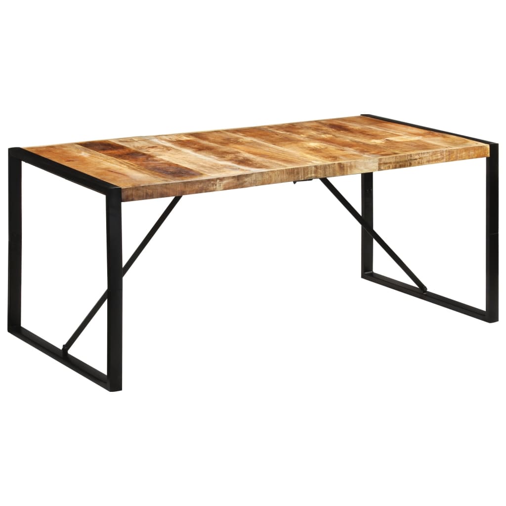 Esstisch 175x90x76 cm Raues Massivholz Mango