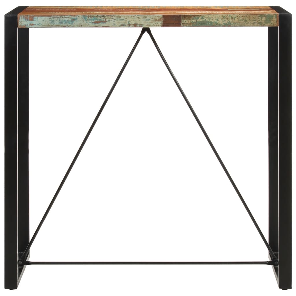 Bartisch 110x55x110 cm Altholz Massiv