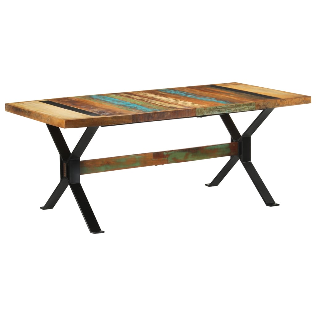 Esstisch 180x90x73 cm Massives Altholz