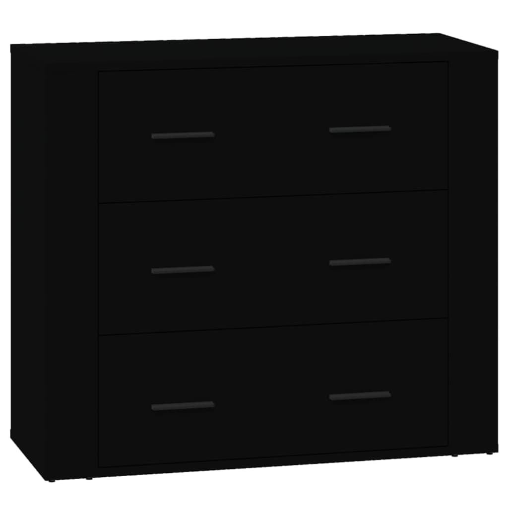 Sideboards 3 Stk. Schwarz Holzwerkstoff - heimxxl.de