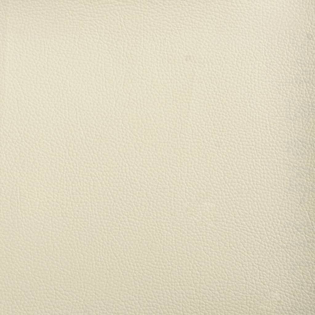 2-Sitzer-Sofa Creme 140 cm Kunstleder - heimxxl.de