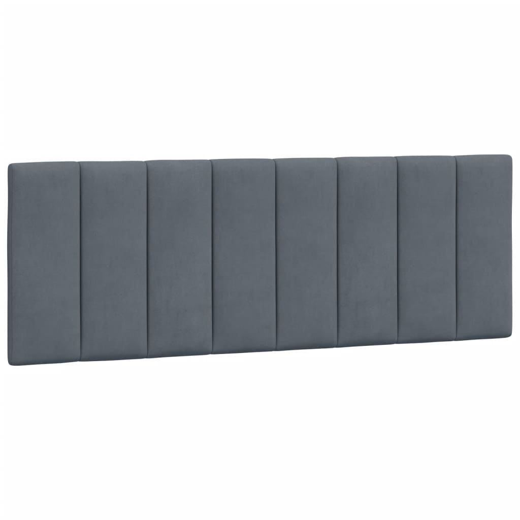 Bettgestell ohne Matratze Dunkelgrau 140x200 cm Samt