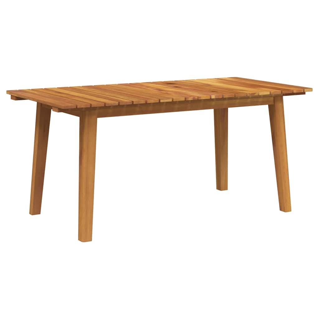 5-teiliges Set aus Gartenstühlen und Tisch - Schwarzes Akazienholz
