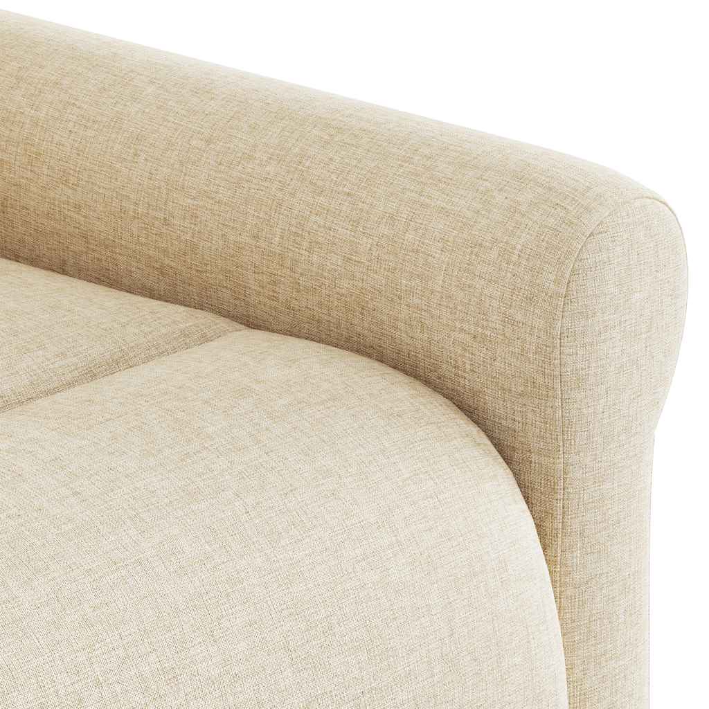 Massagesessel Elektrisch Creme Stoff