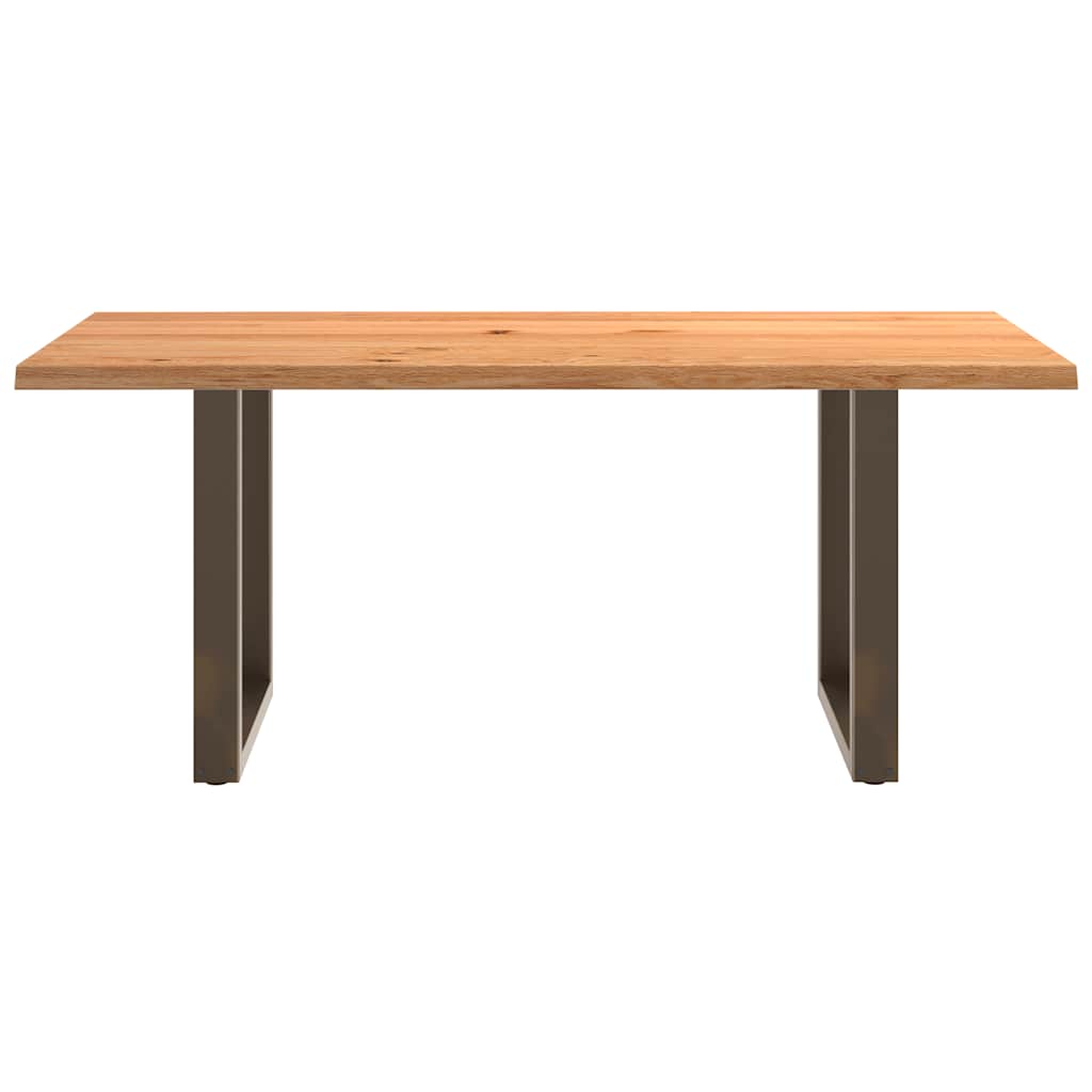 Esstisch mit Baumkanten 180x80x74cm Massivholz Eiche Rechteckig