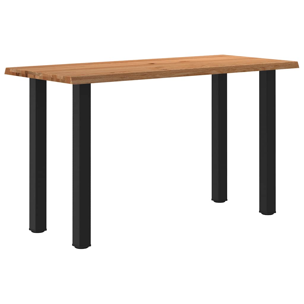 Bartisch Hellbraun 200x80x92 cm Massivholz Eiche Rechteckig
