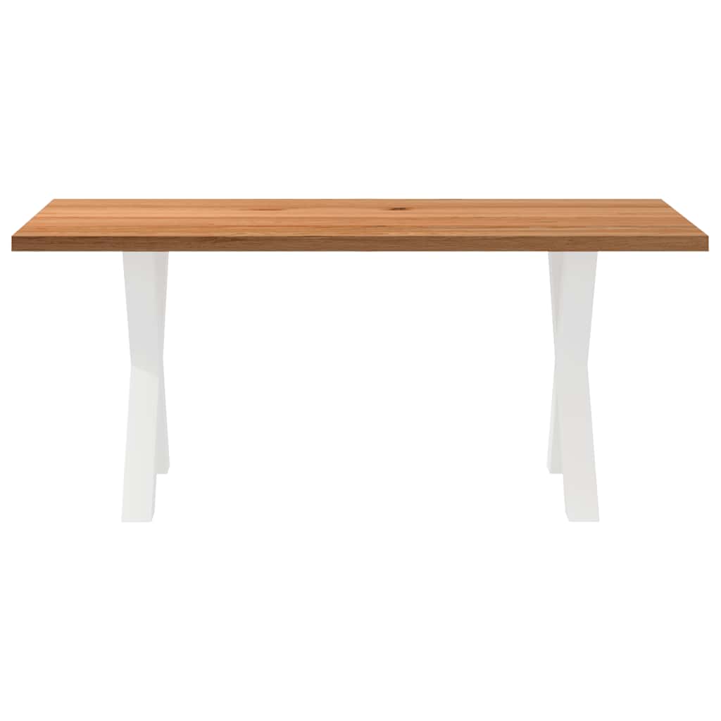 Esstisch Hellbraun 180x90x74 cm Massivholz Eiche Rechteckig
