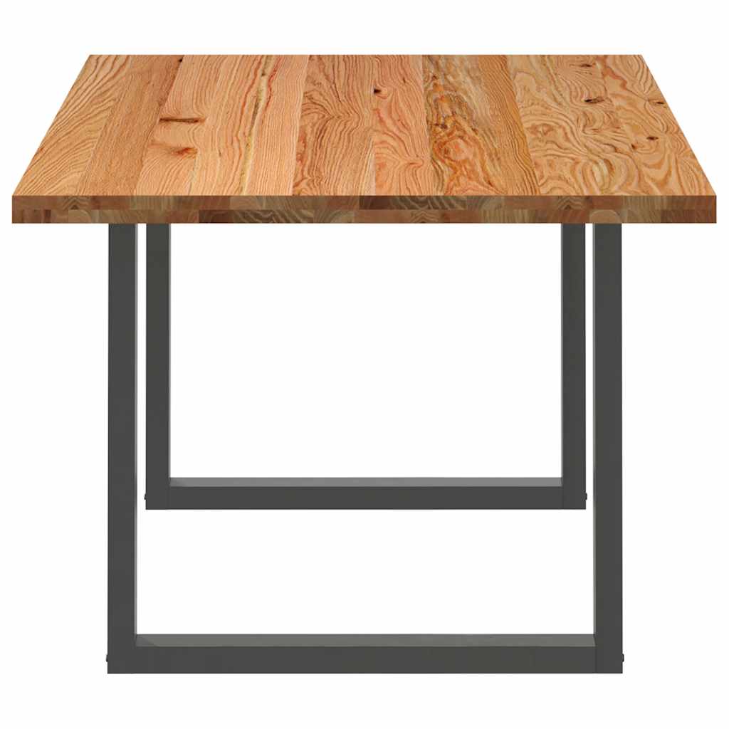 Esstisch Hellbraun 180x100x74 cm Massivholz Eiche Rechteckig