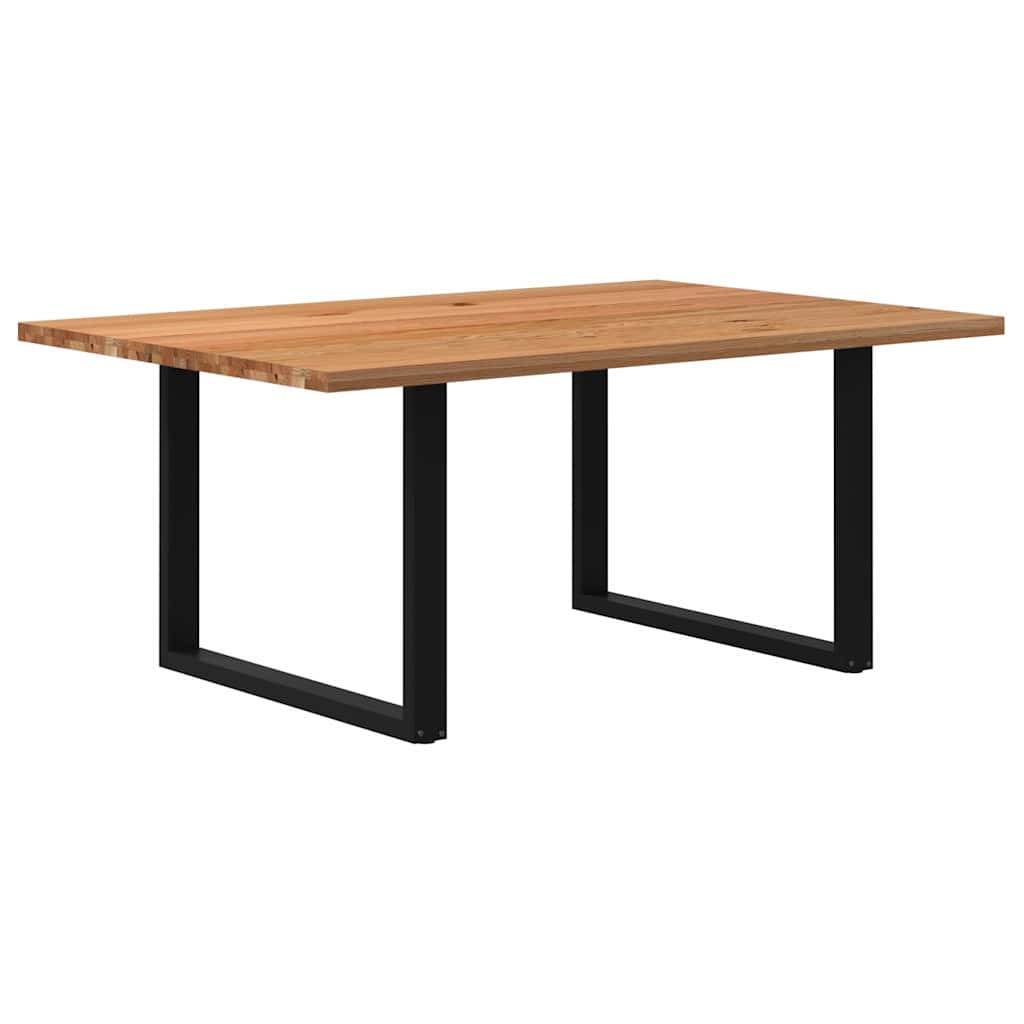 Esstisch Hellbraun 180x120x74 cm Massivholz Eiche Rechteckig