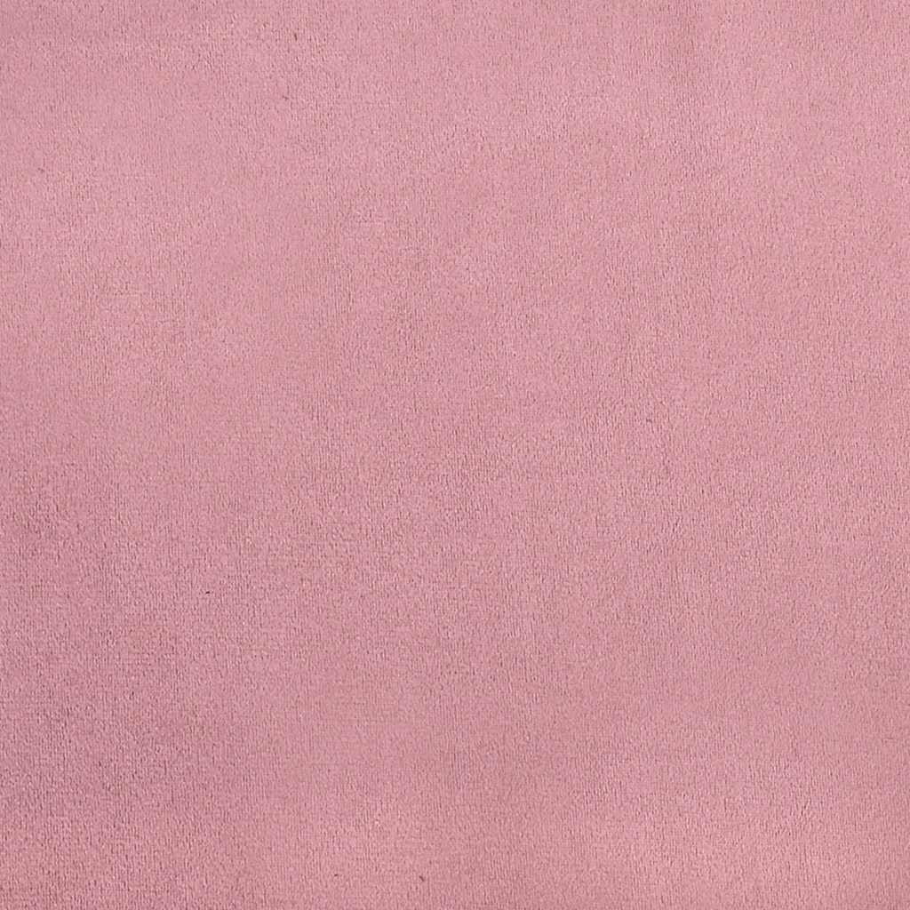 Boxspringbett mit Matratze Rosa 180x220 cm Samt