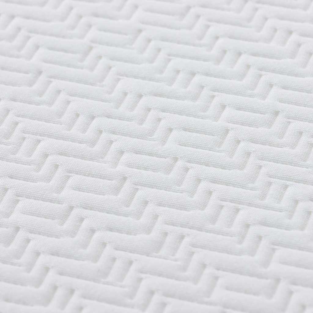 Matratzen Weiß, Grau 100 x 200 cm 100% Polyester Jacquardstoff