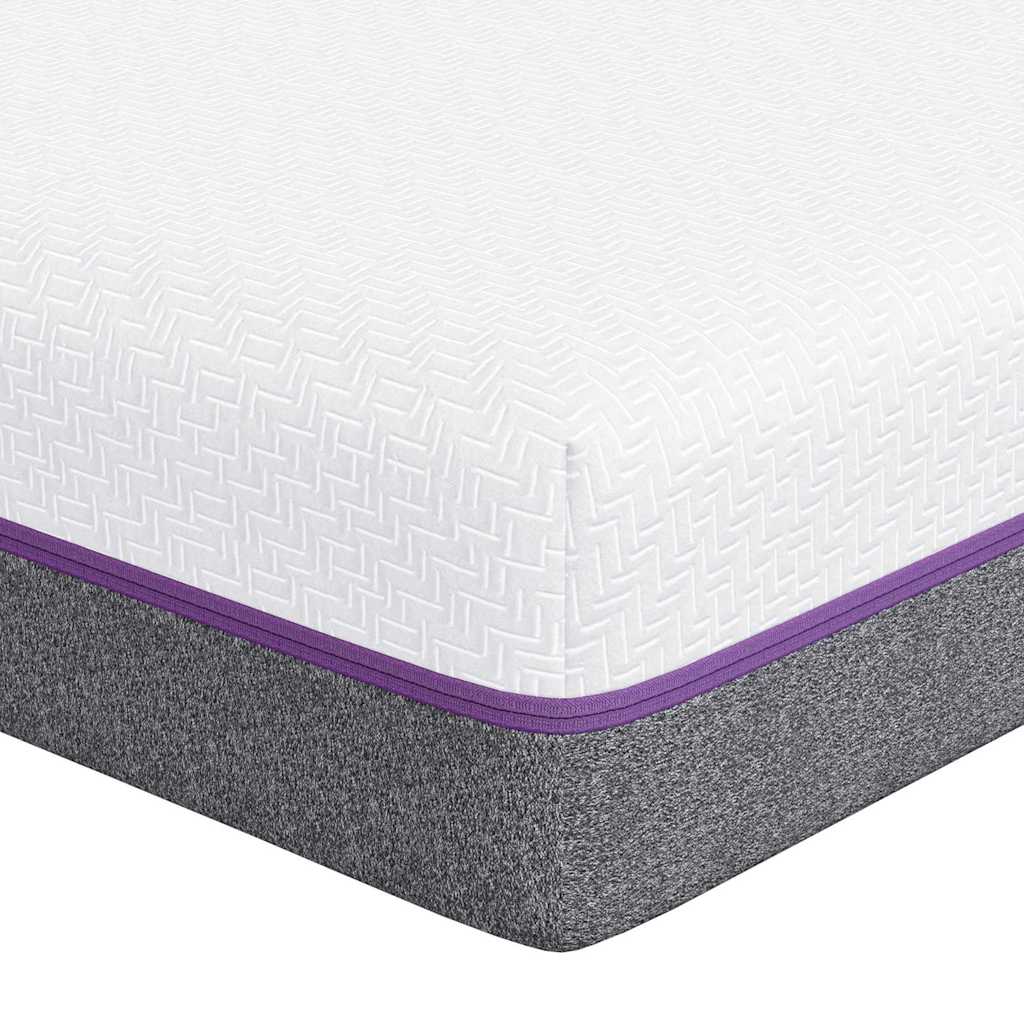 Matratzen Weiß, Grau 100 x 200 cm 100% Polyester Jacquardstoff