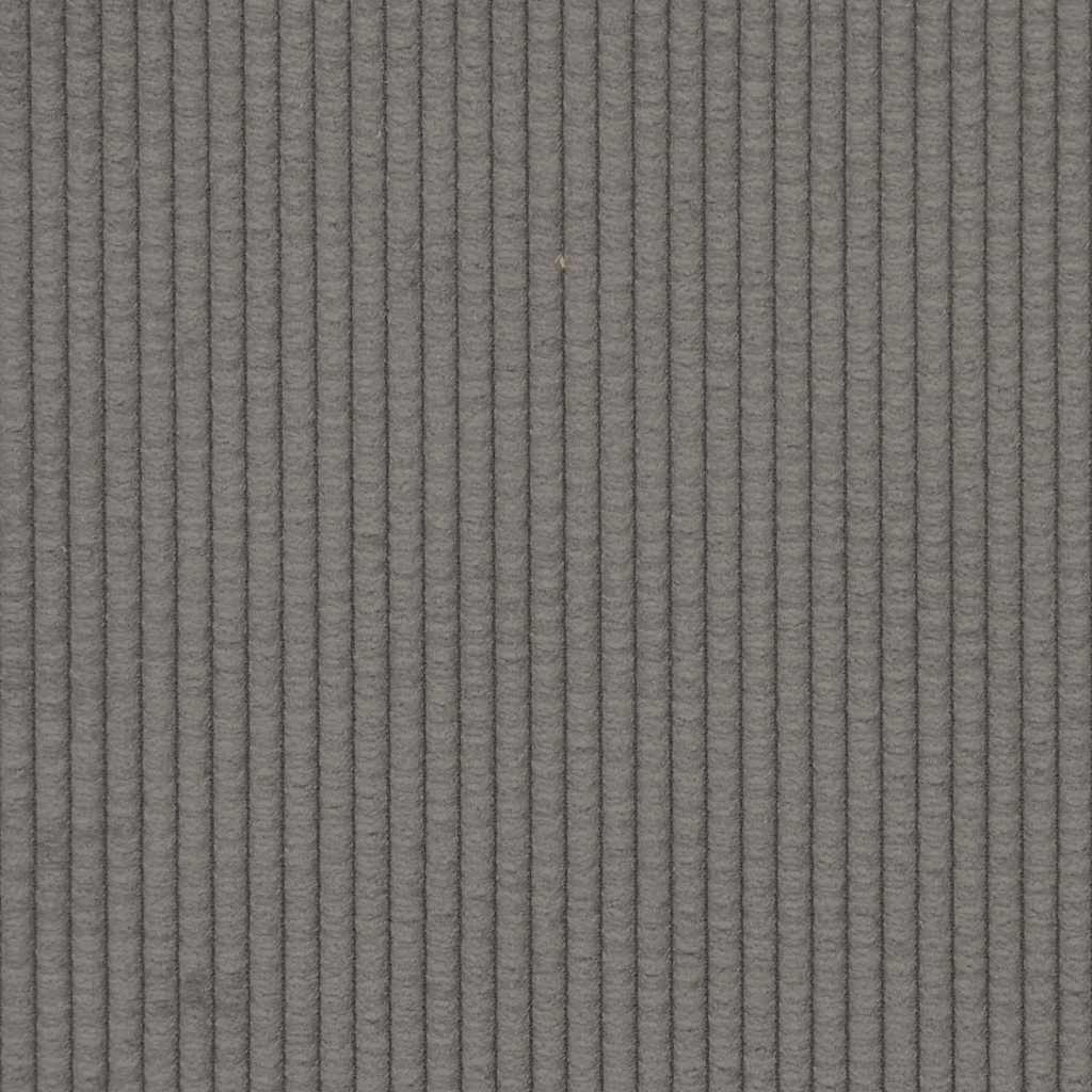 Zweisitzer-Sofa Hellgrau 120 cm Cordstoff