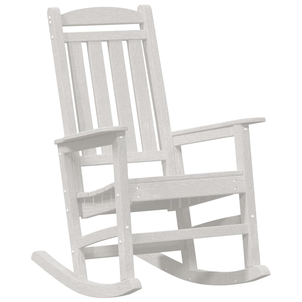 3-teiliges Garten Loungeset Weiß HDPE