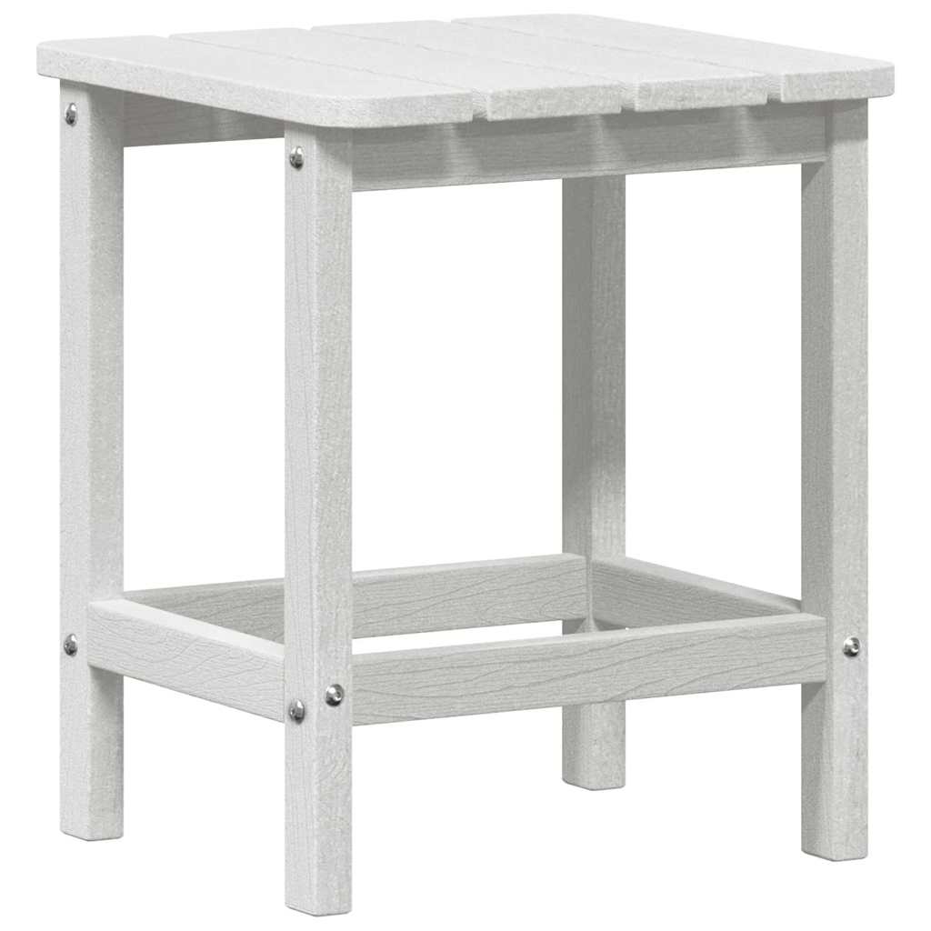 3-teiliges Garten Loungeset Weiß HDPE