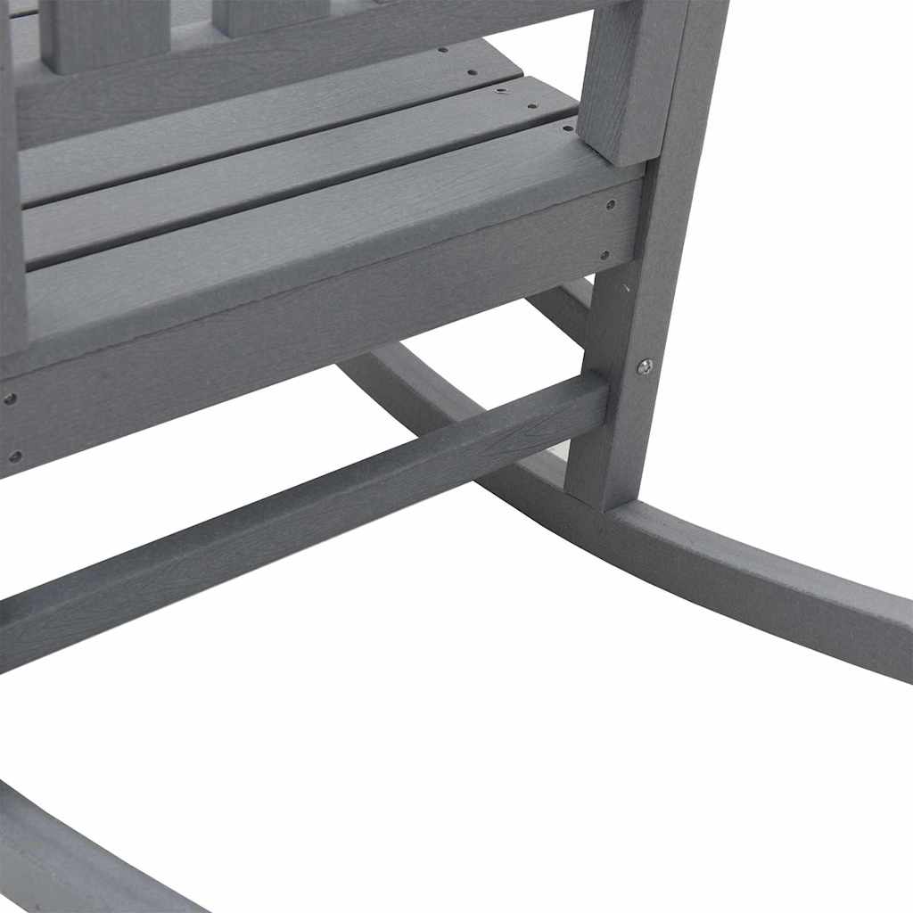 3 teiliges Garten Lounge Set Hellgrau HDPE
