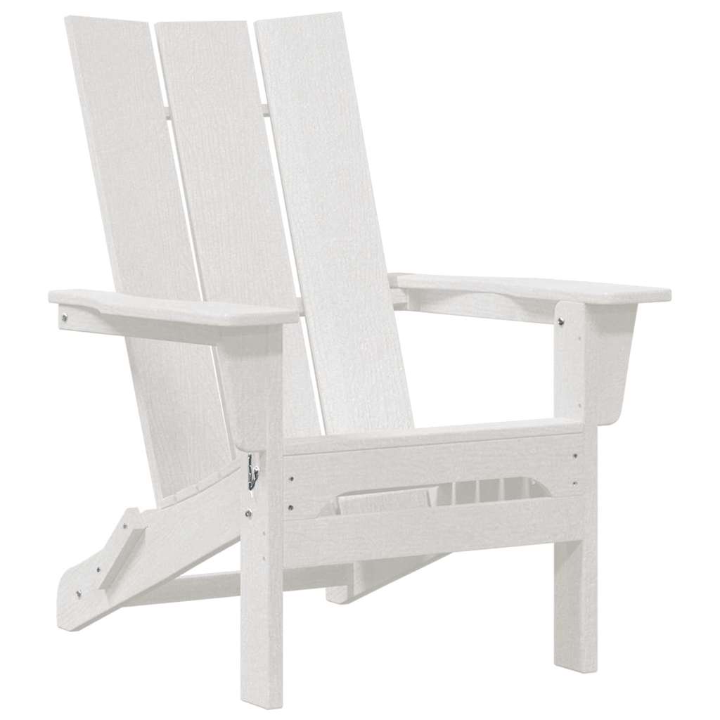 3-teiliges Garten Lounge Set Weiß HDPE