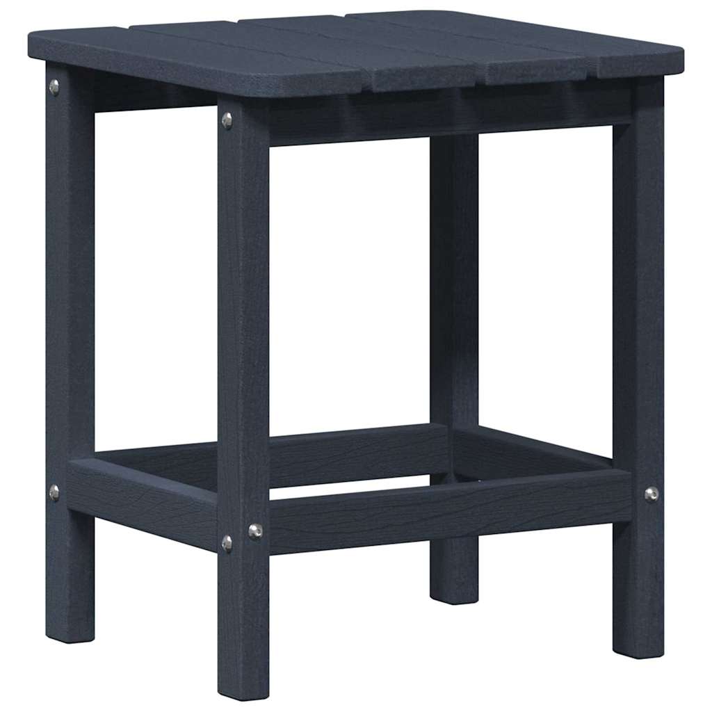 3-teiliges Garten-Loungeset Marineblau HDPE