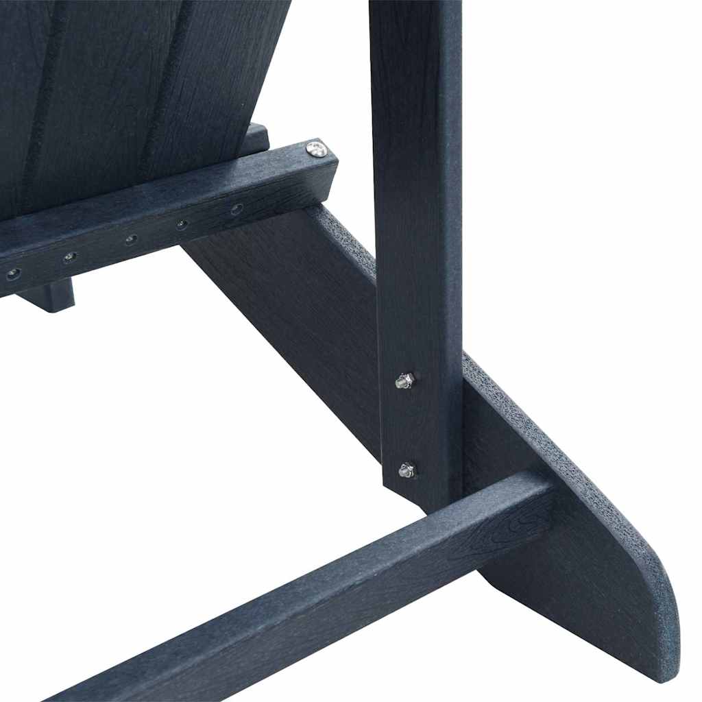 3-teiliges Gartenlounge-Set Marineblau HDPE
