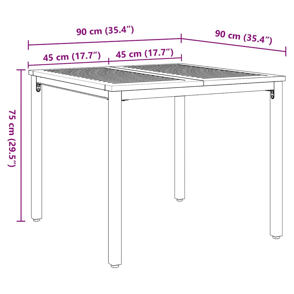 3-teilige Garten Essgruppe Grau Poly-Rattan Akazie